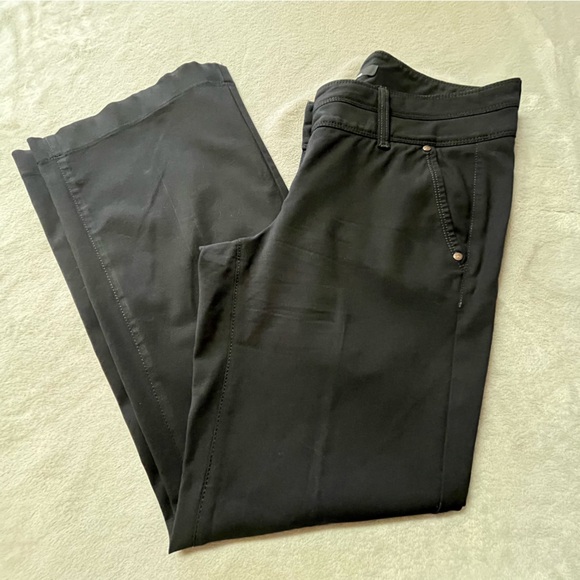 Cambio Felicity Black Stretch Flared Dress Trouser Pants - Picture 1 of 11